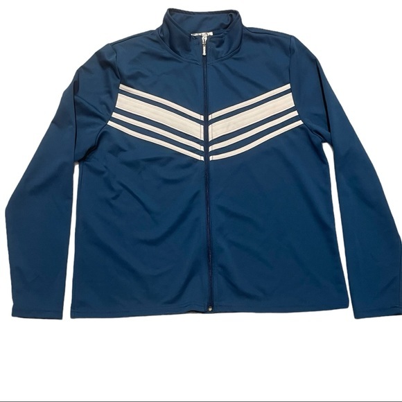 K.JORDAN Blue Track Jacket Size XL - Picture 1 of 10